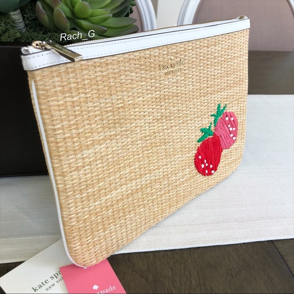 Kate Spade Picnic in the Park Strawberry Pouch - Picture 4 of 5